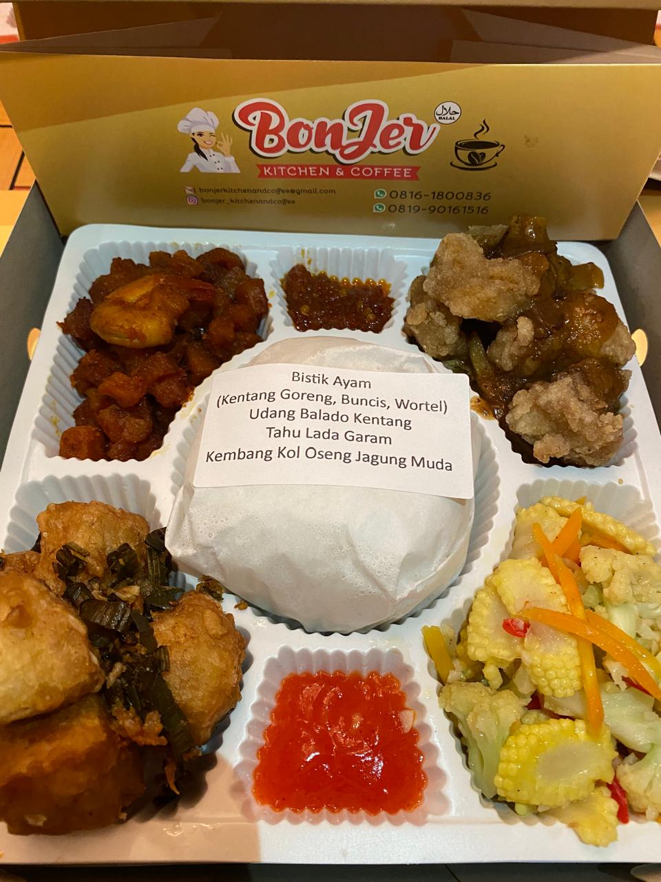 Nasi Box Bistik Ayam