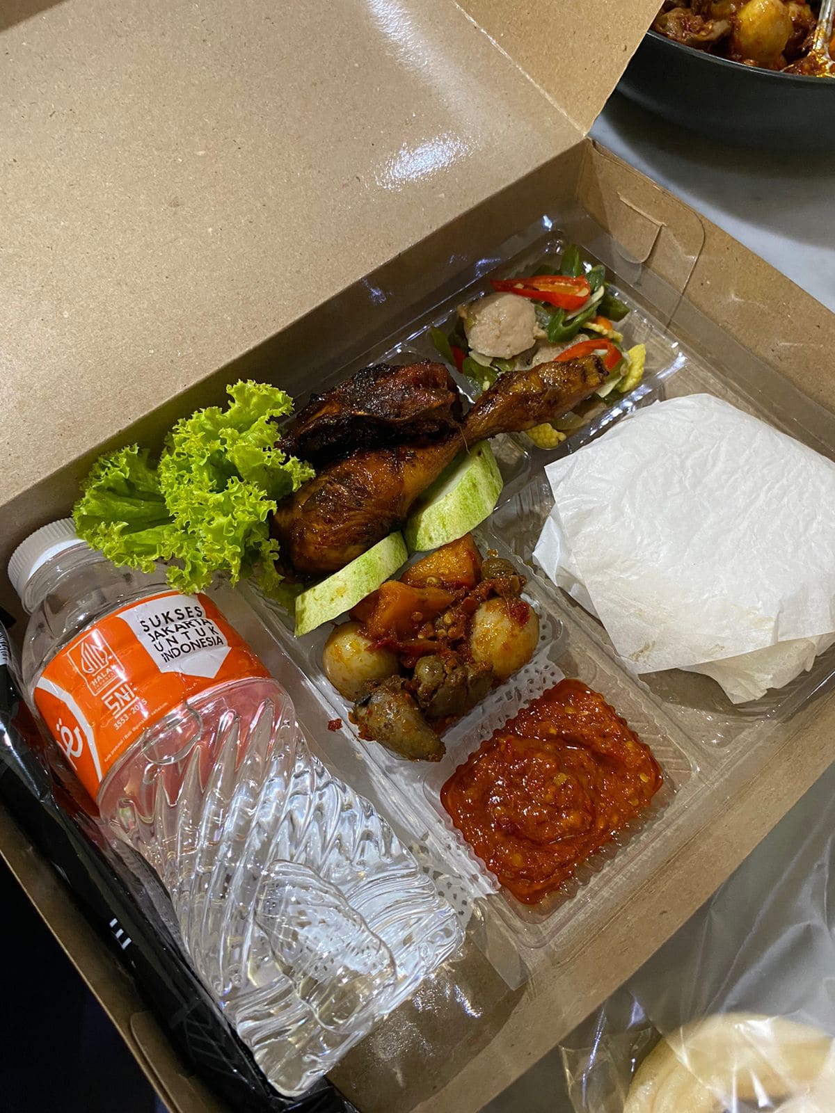 Nasi Box 1-Ayam Bakar