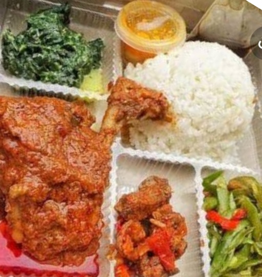 PAKET NASI RENDANG AYAM