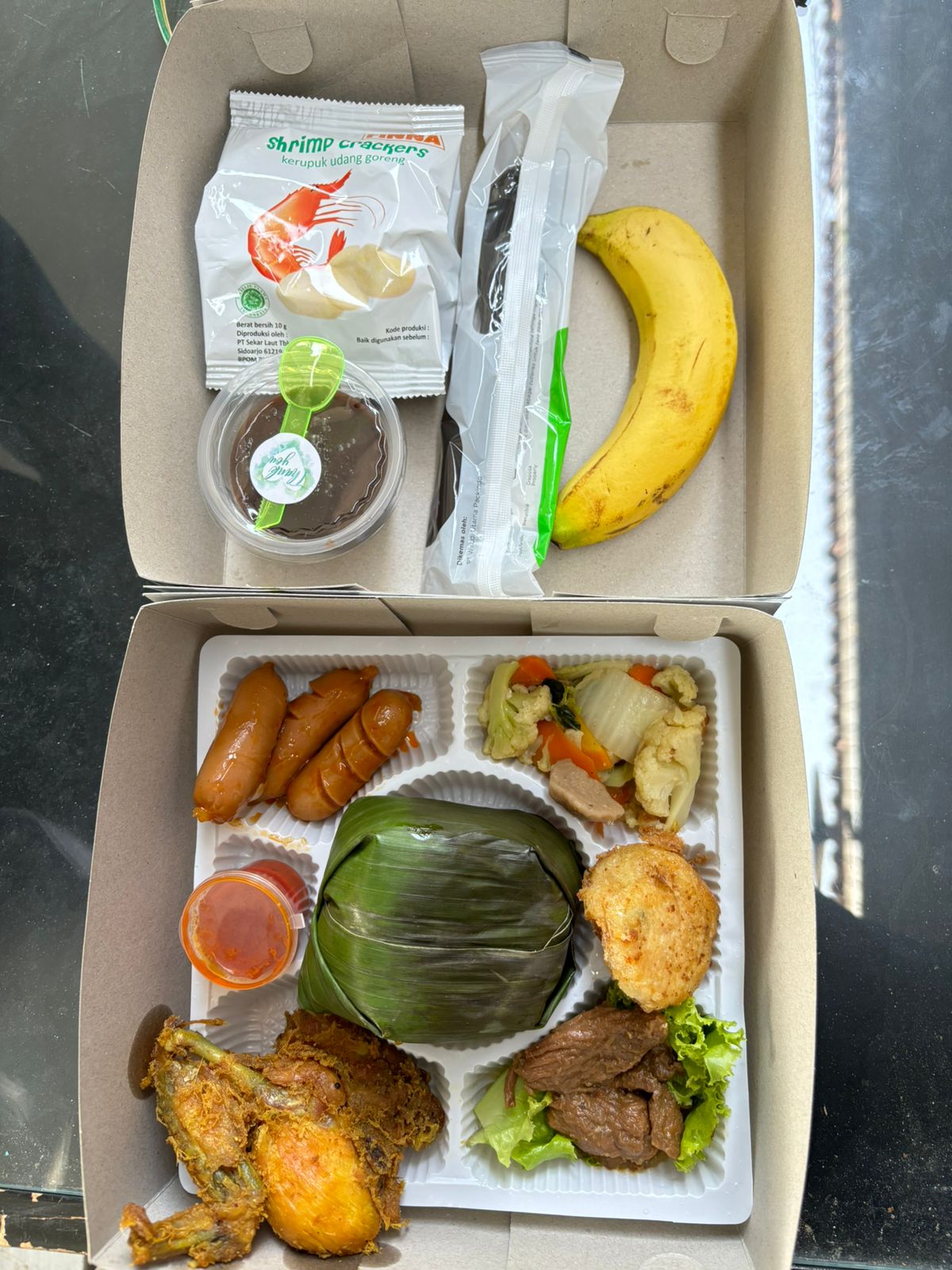 NASI BOX AYAM BEBEK ASYIK