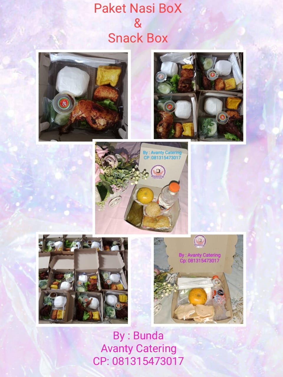 Paket Nasi dan Snack Boks
