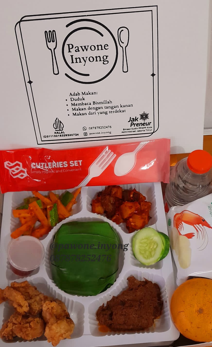 Paket K Nasi Box Pawone Inyong