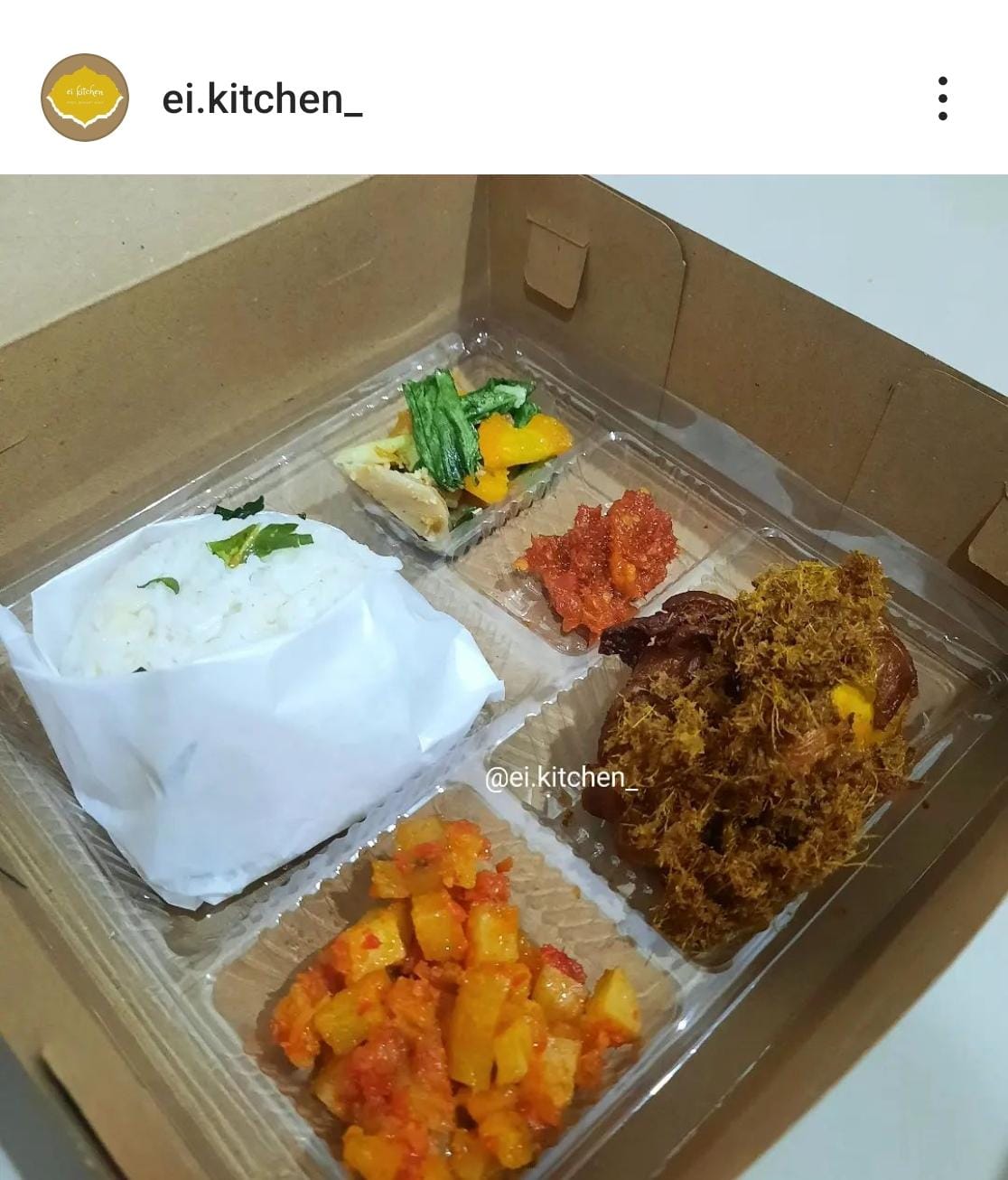 Pake Nasi Kotak Liwet/Kuning