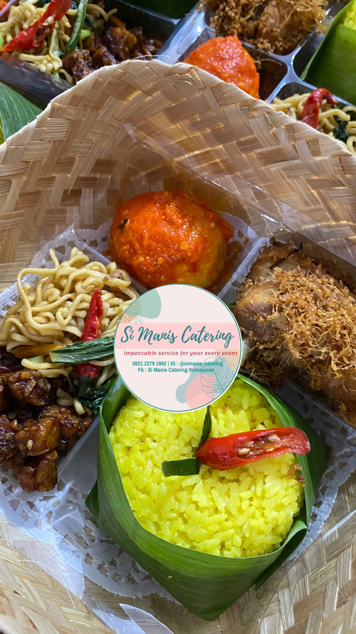 Nasi Kuning A Besek Si Manis Catering