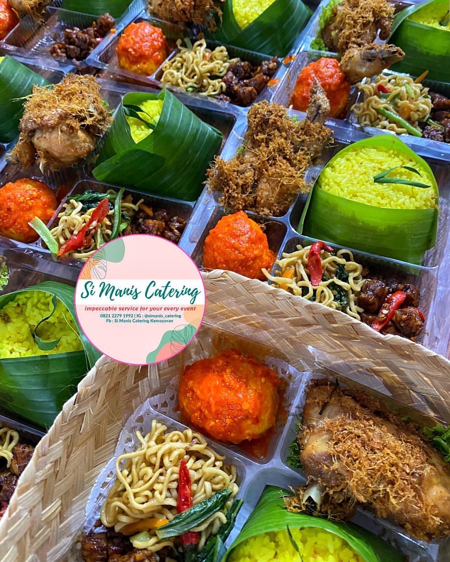 Nasi Kuning A Besek Si Manis Catering