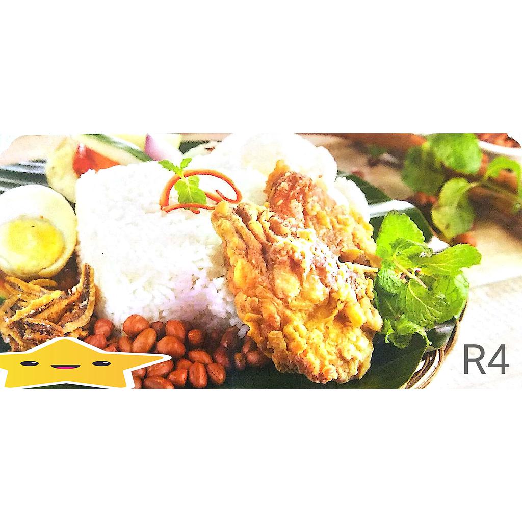 Nasi Lemak Ayam Goreng Crispy