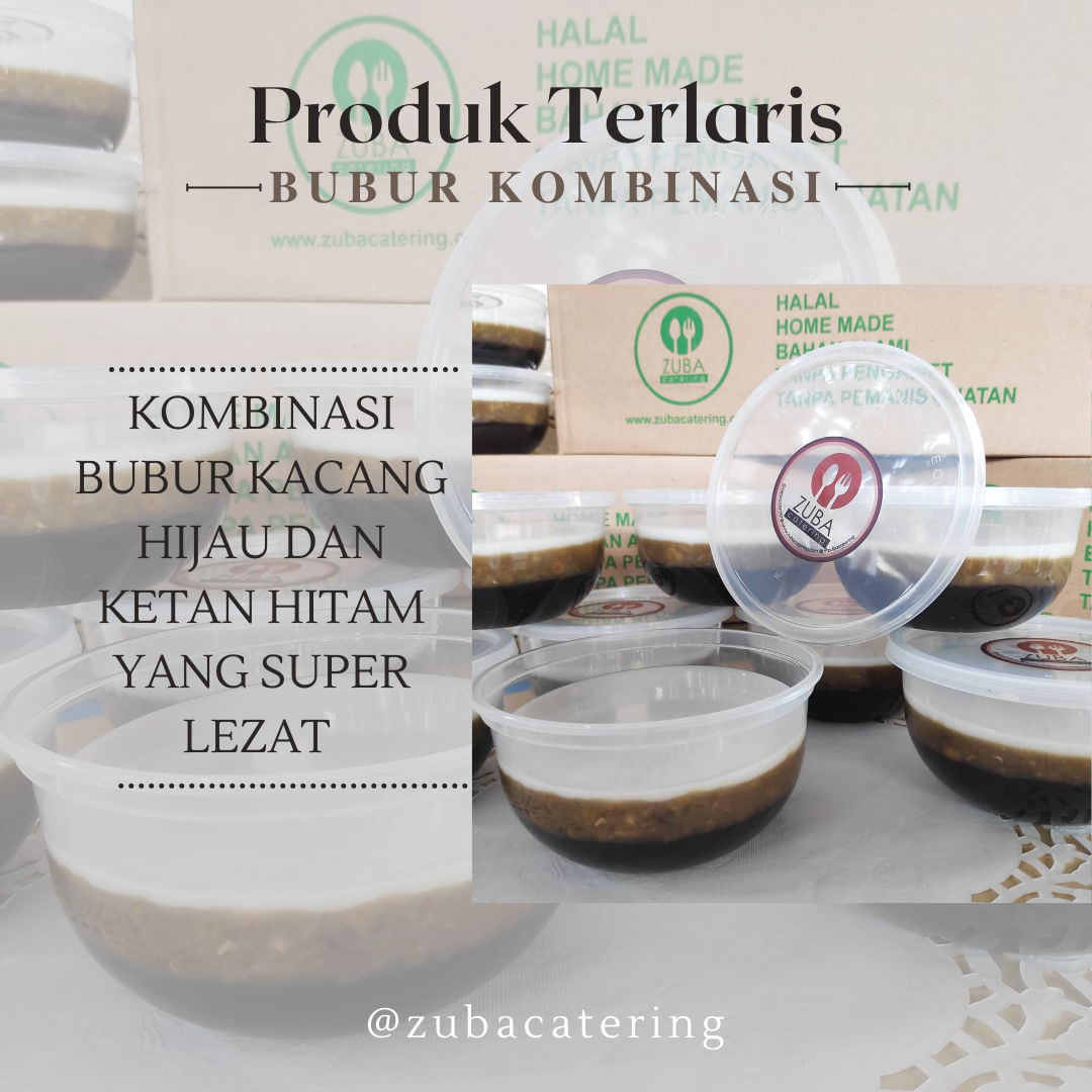 Bubur Kombinasi Kacang Hijau dan Ketan Hitam