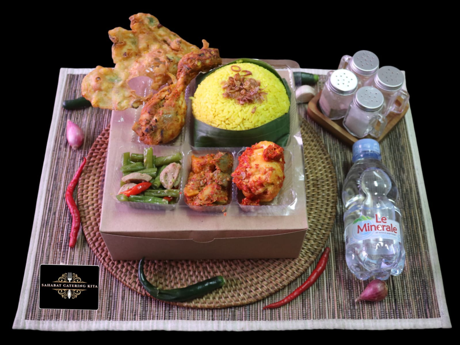 PAKET 4 NASI BOX AYAM BAKAR
