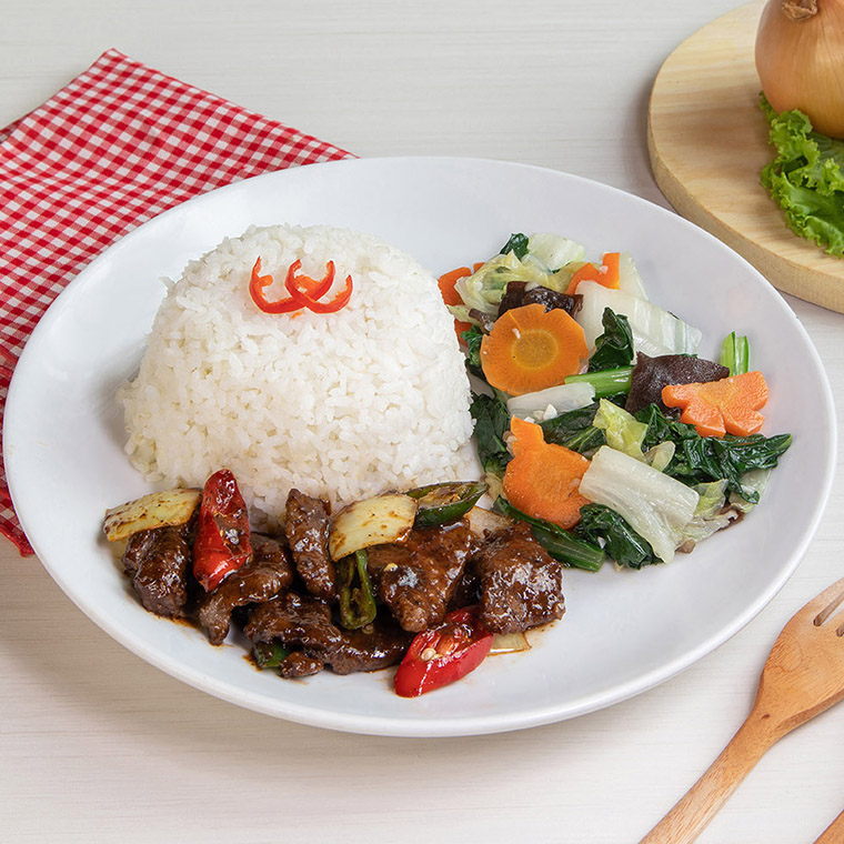Paket 6 Nasi Capcay  | Kedai 25