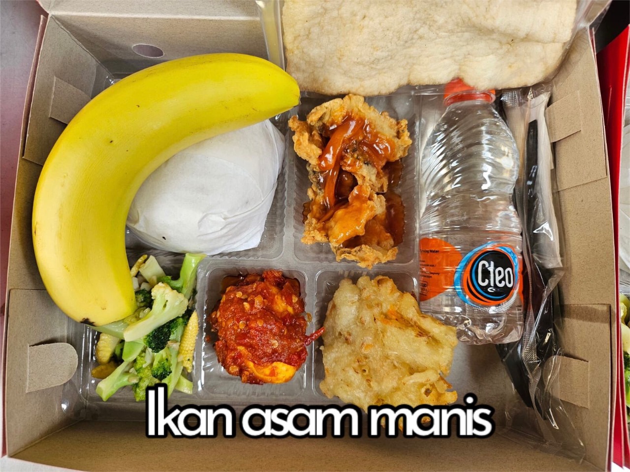 NASI IKAN ASAM MANIS