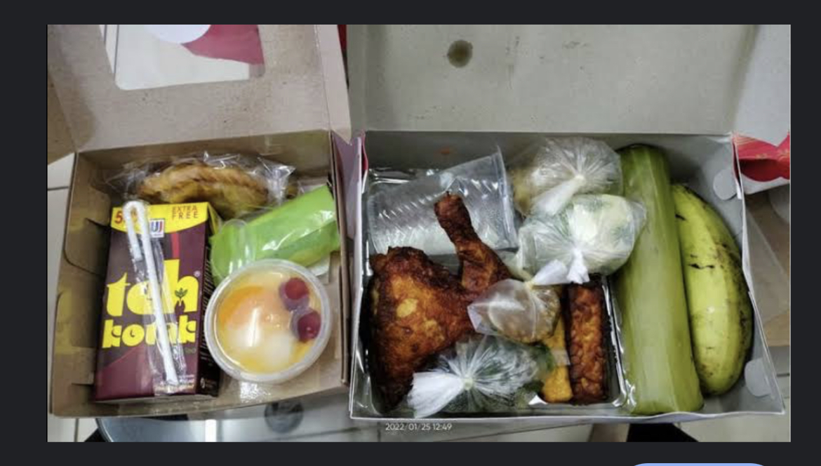Paket snack box dan nasi box