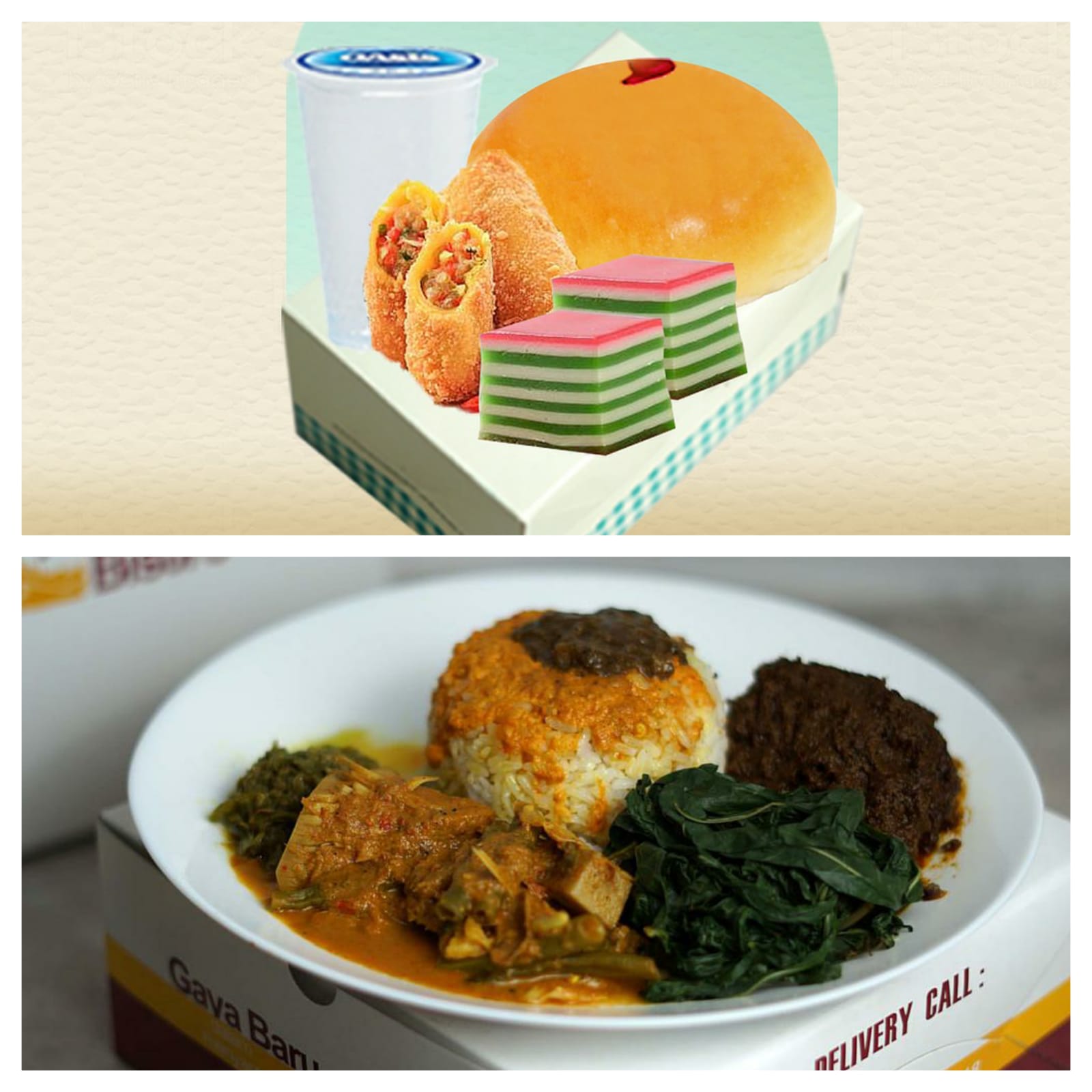 Paket Snack dan Nasi Box 2 Homemade