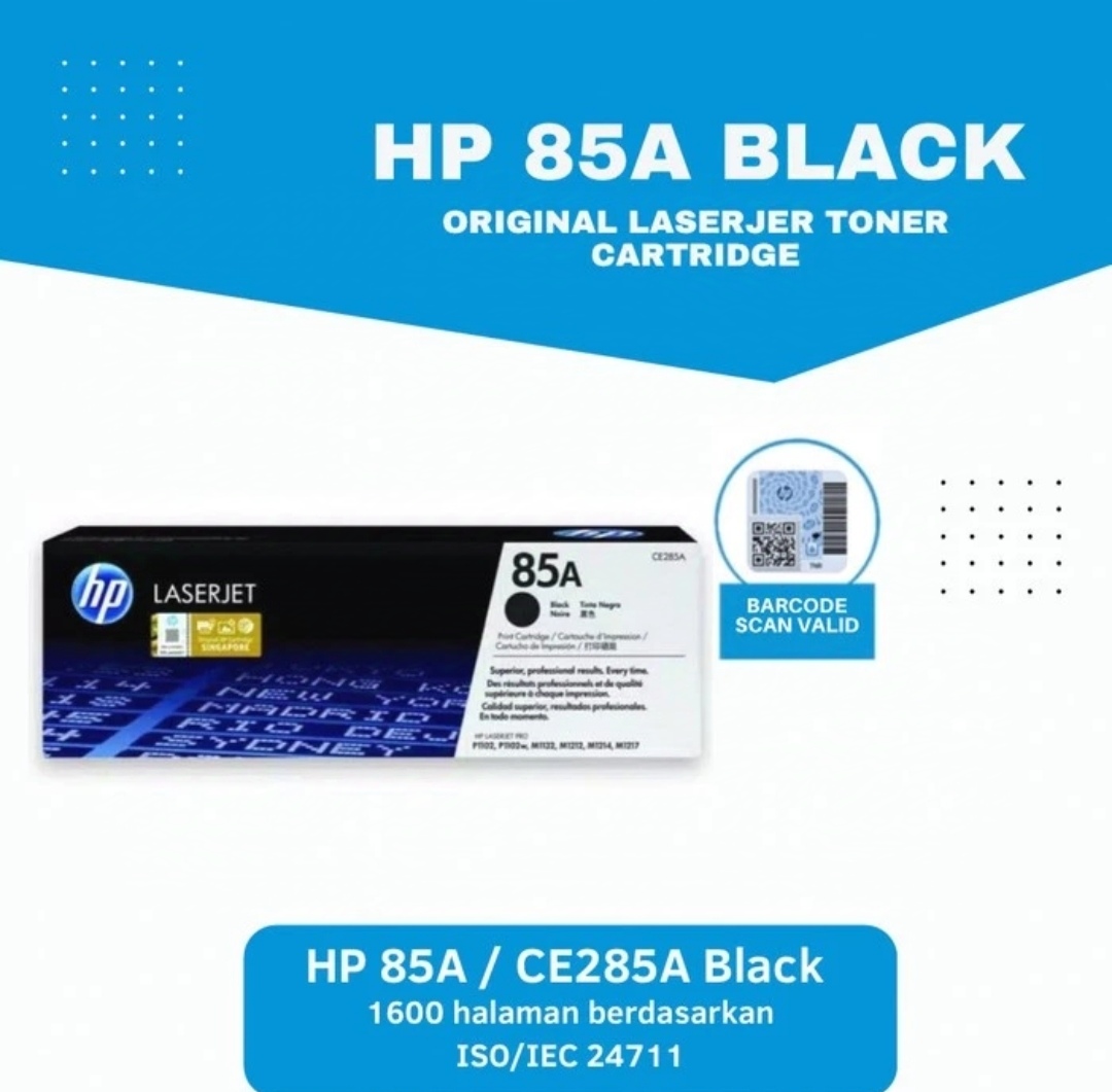 Toner printer hp ce285a black original
