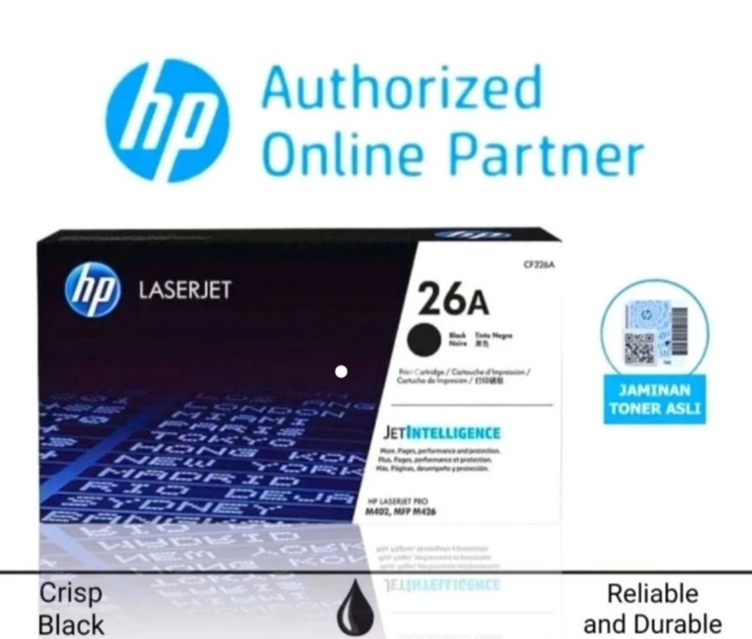 Toner printer hp Cf226a black original