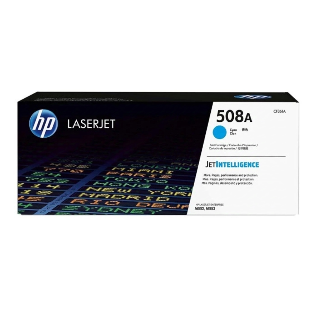 Toner hp 508a cyan cf361a original