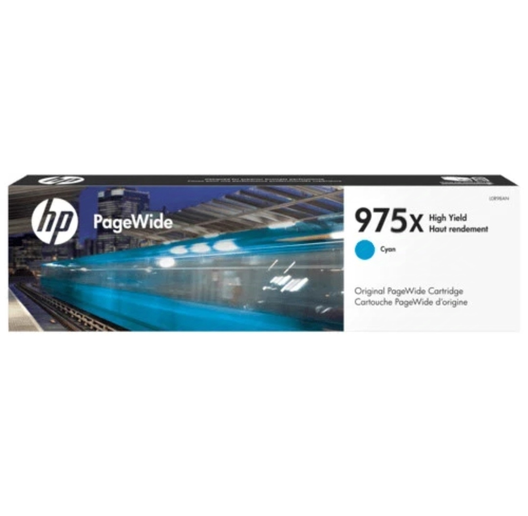 Tinta printer hp 975x cyan original