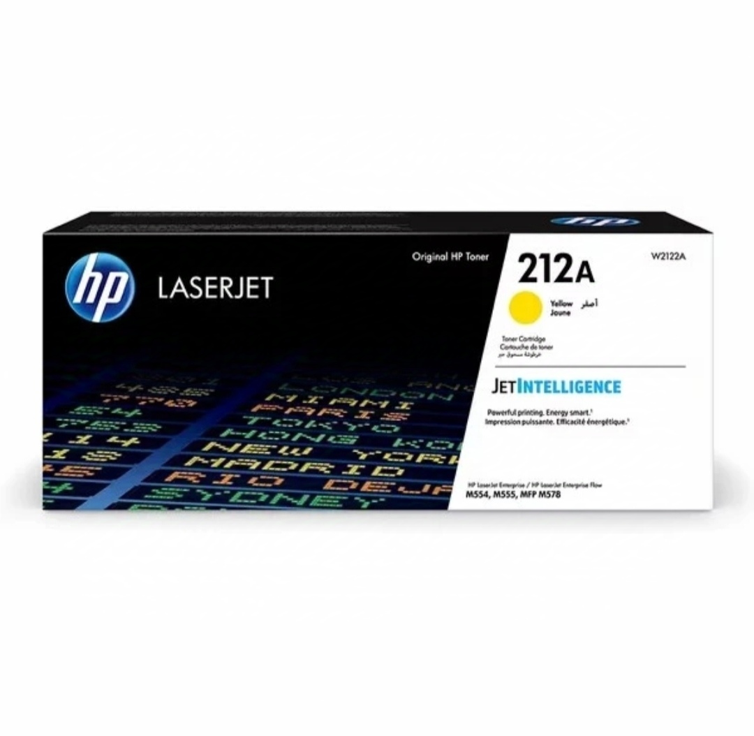 Toner printer hp 212a yellow original