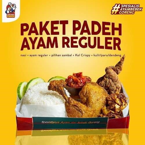 Paket Padeh Ayam Reguler