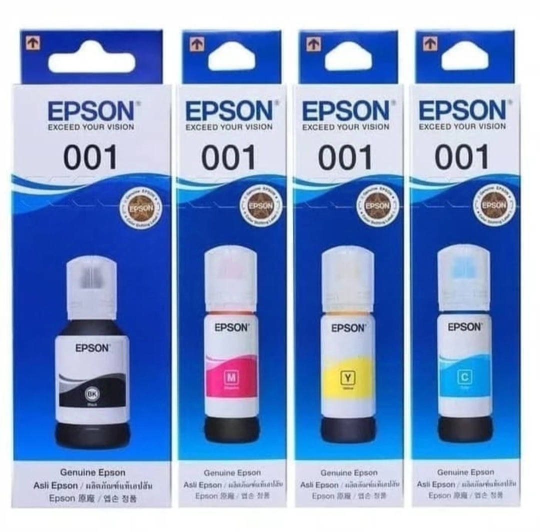 Tinta printer Epson 001 BCYM original