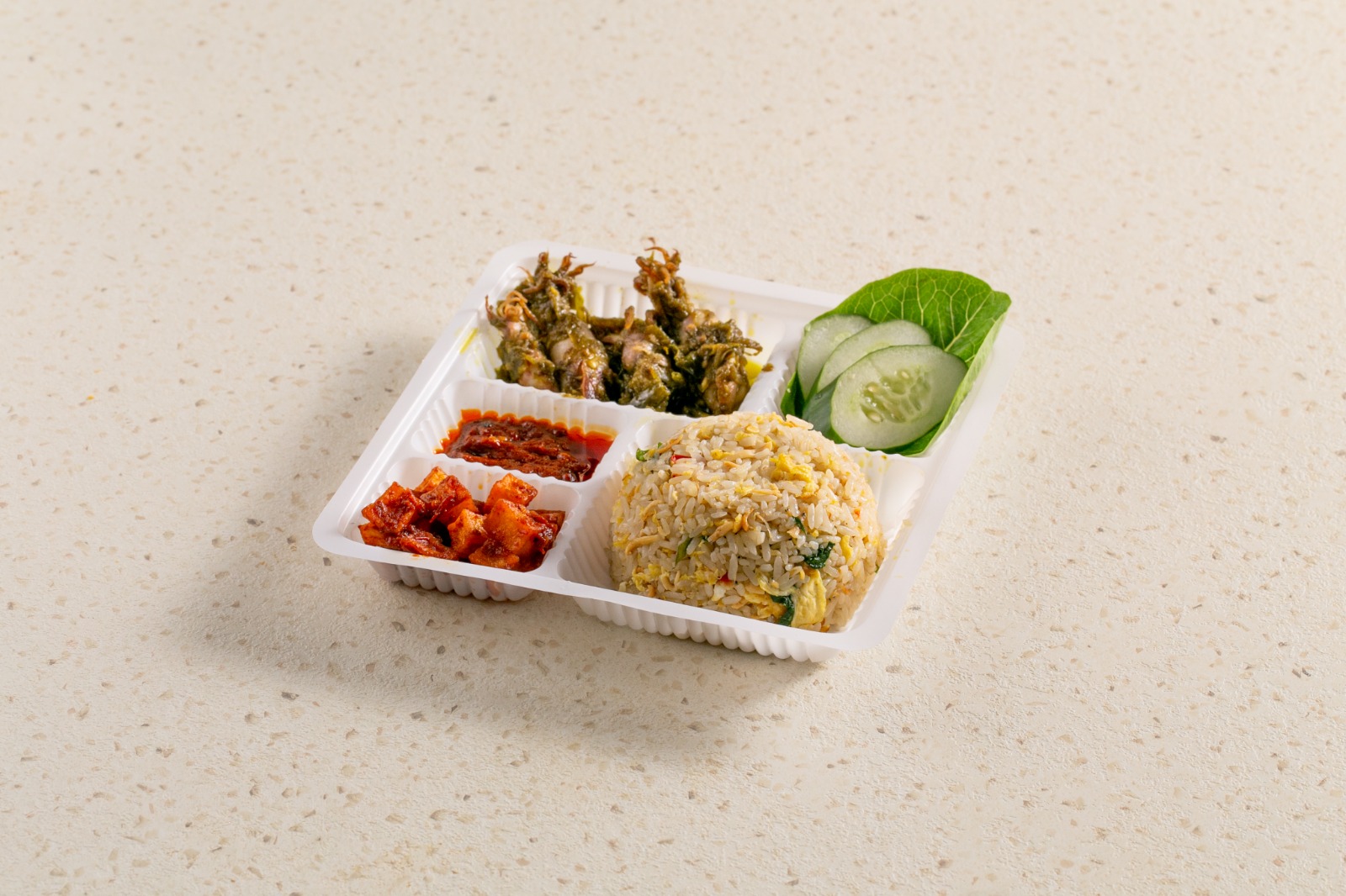 Lunch Box Nasi Goreng Ikan Teri | Dapur Andala @33.000