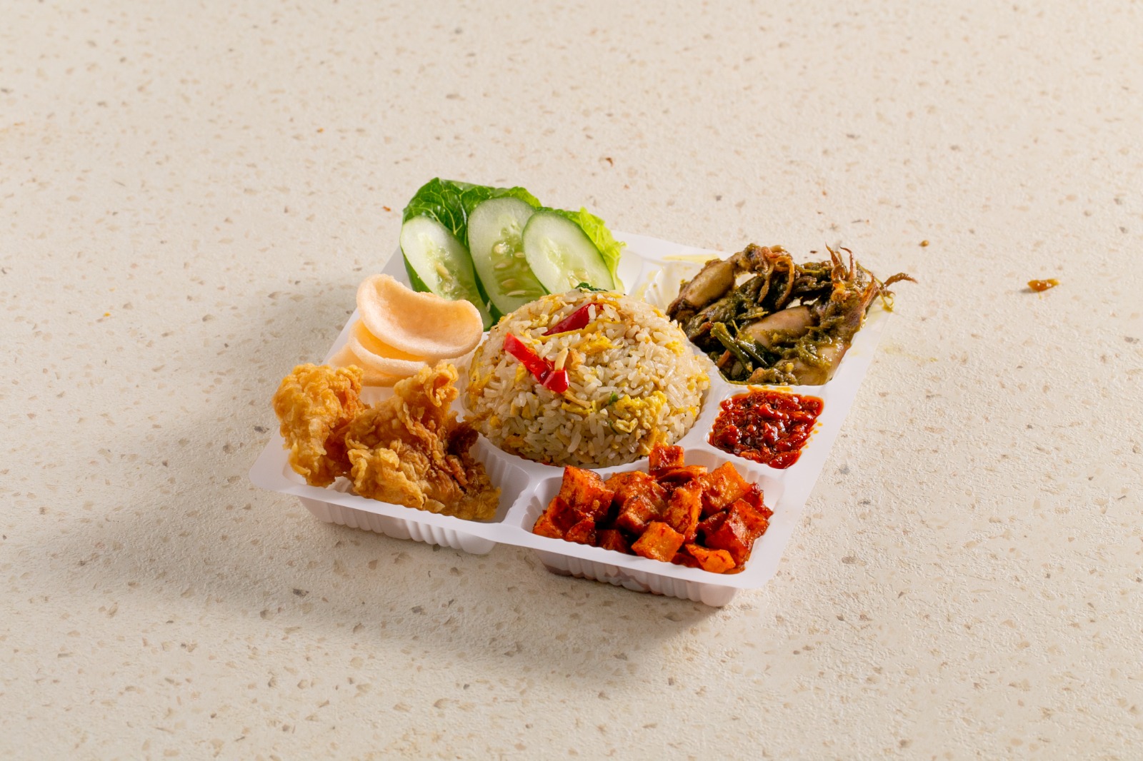 Lunch Box Nasi Goreng Ikan Teri | Dapur Andala @47.000