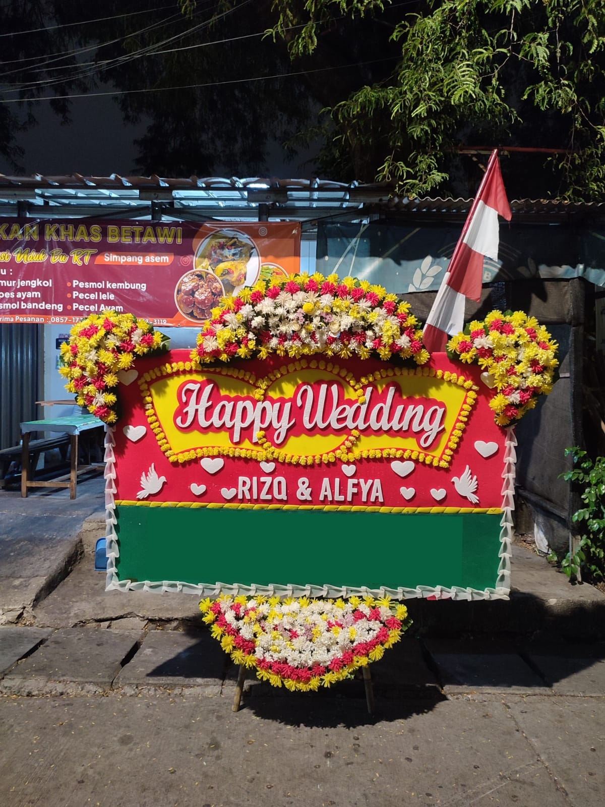 Papan Bunga Nikahan