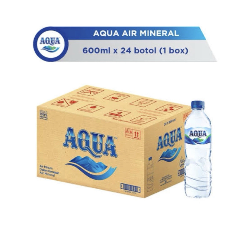 Aqua botol 600ml
