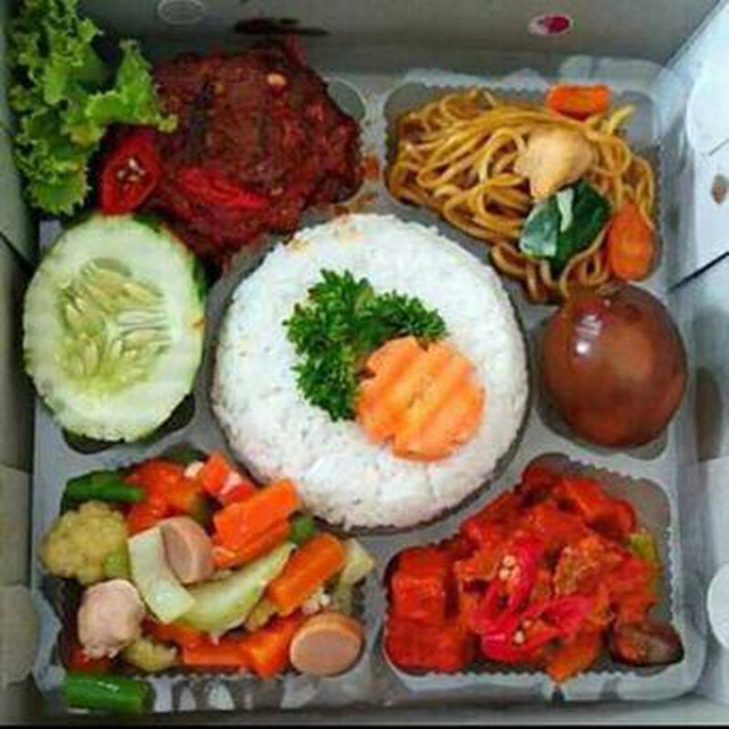 Nasi Box paket lengkap