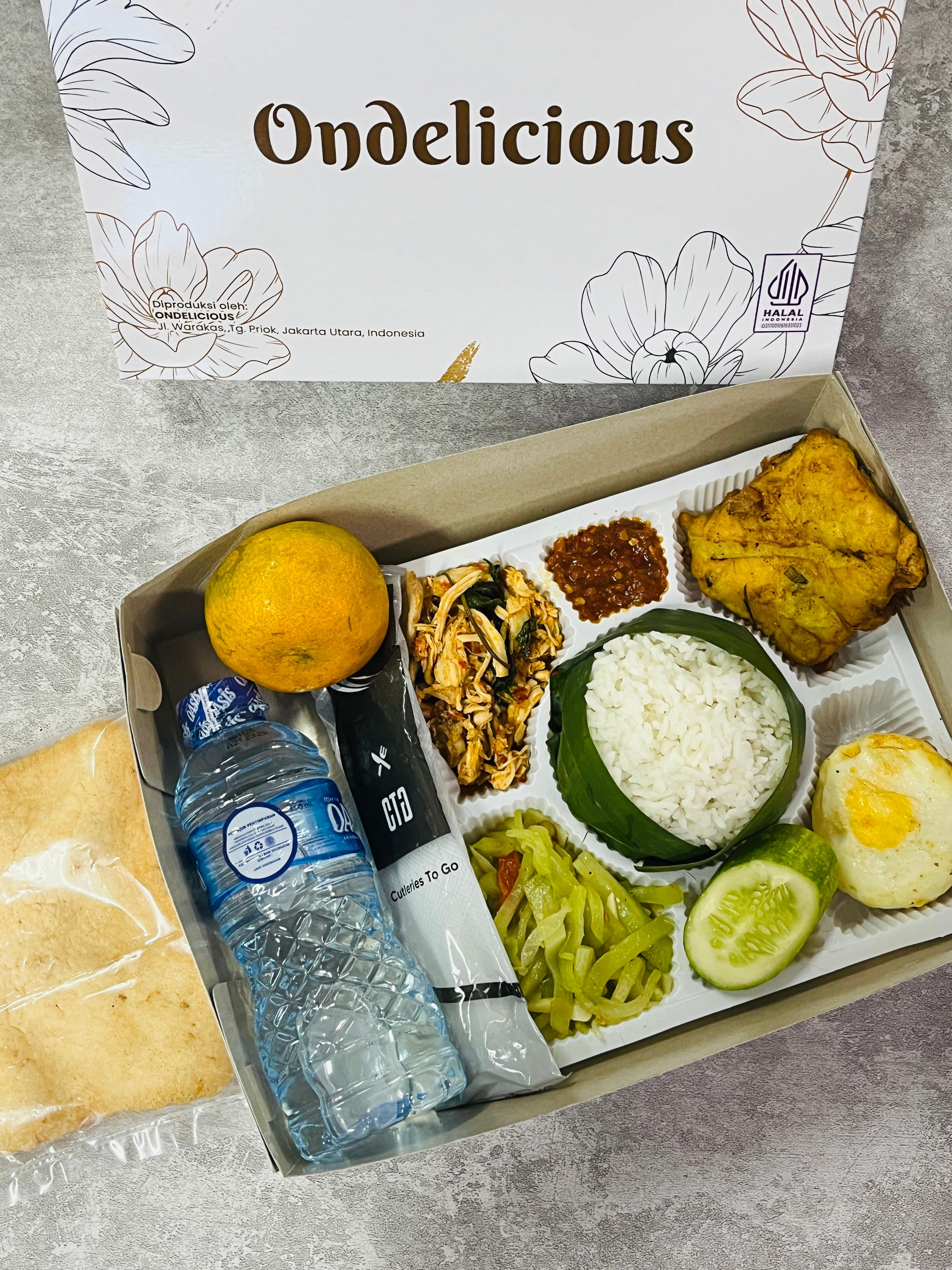 Nasi Box Ondelicious Menu 11