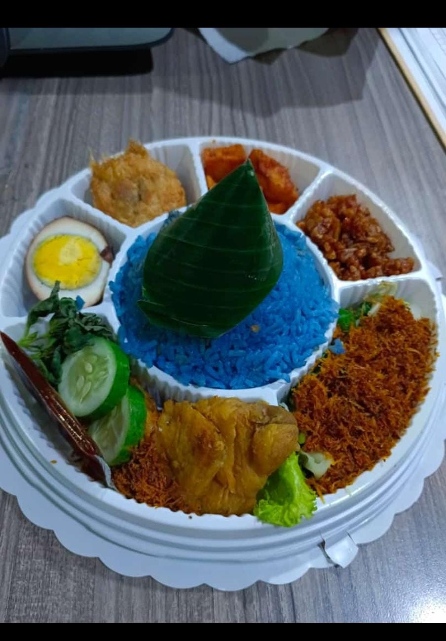 Nasi tumpeng mini aurora de parde
