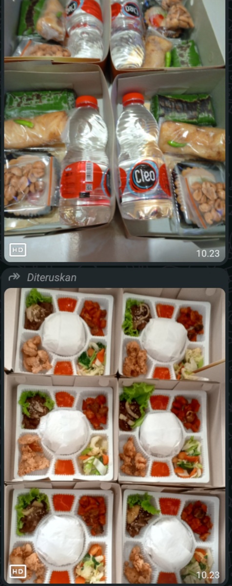 Paket Snack dan Makanan untuk 160 orang