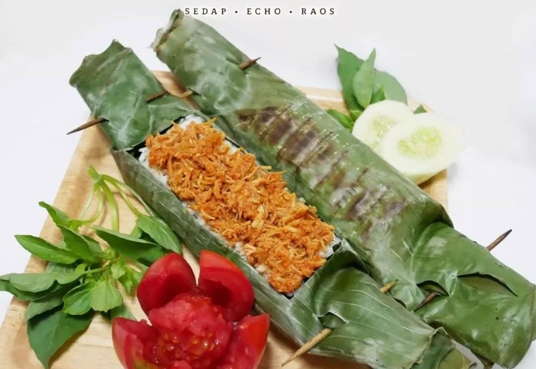 Paket Nasi Bakar Komplit dengan minum