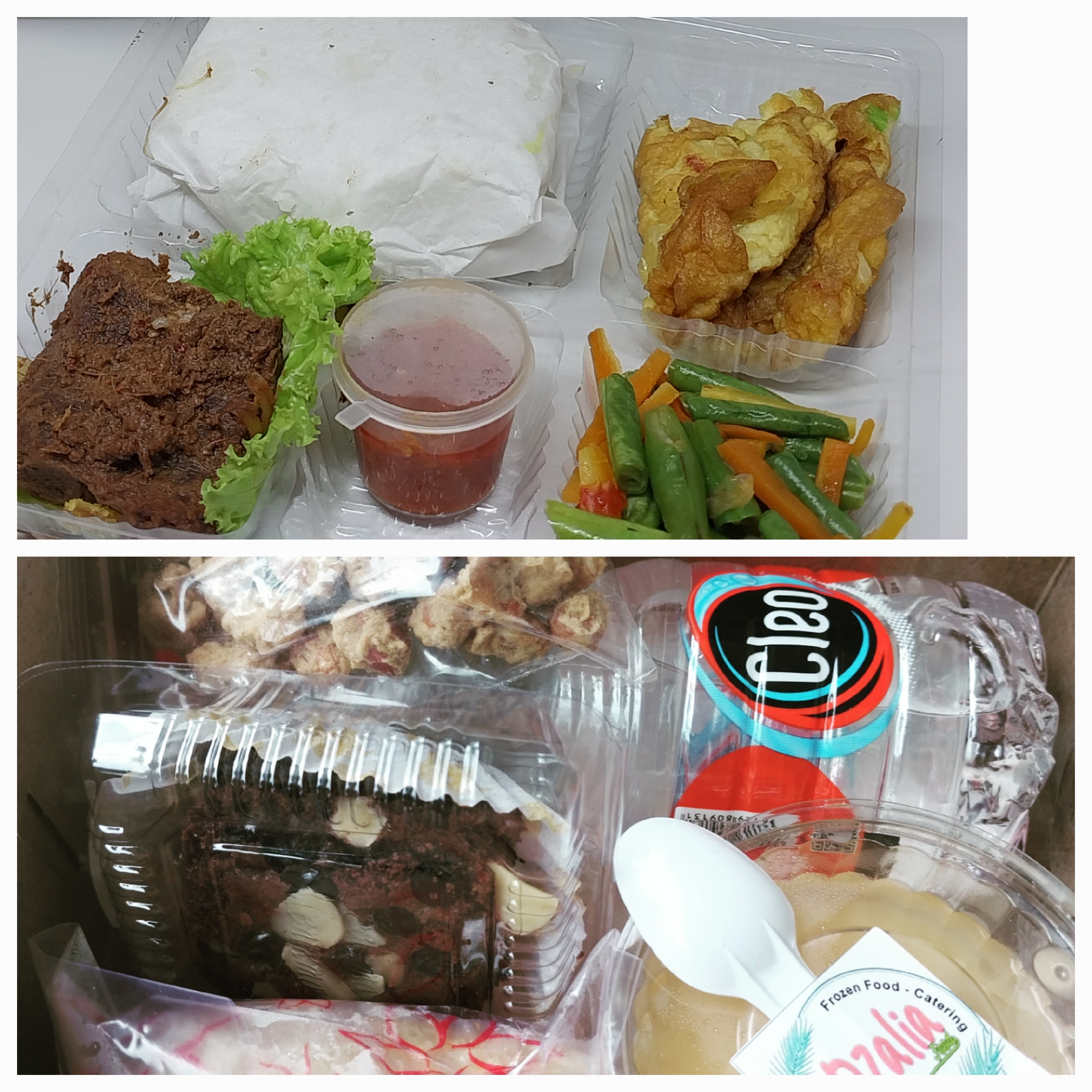 Paket nasi box dan snack box