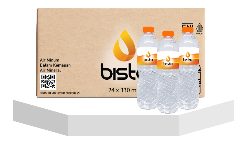 Air Mineral Bisto Botol 330 Ml