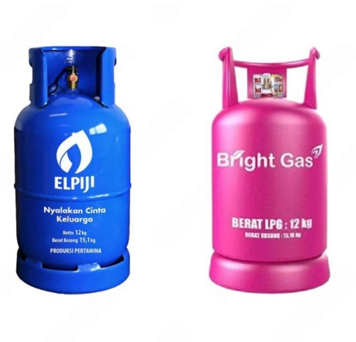 Isi Tabung Gas Elpiji 12 Kg