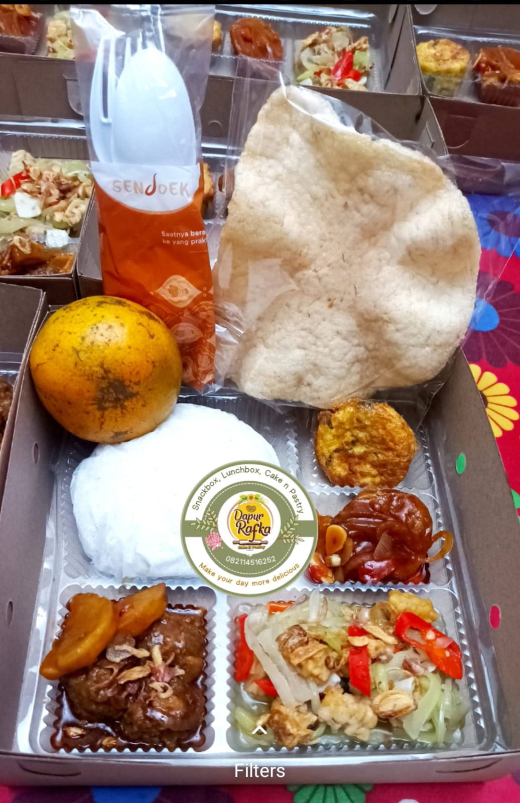 NASI BOX KOMPLIT dapur rafka