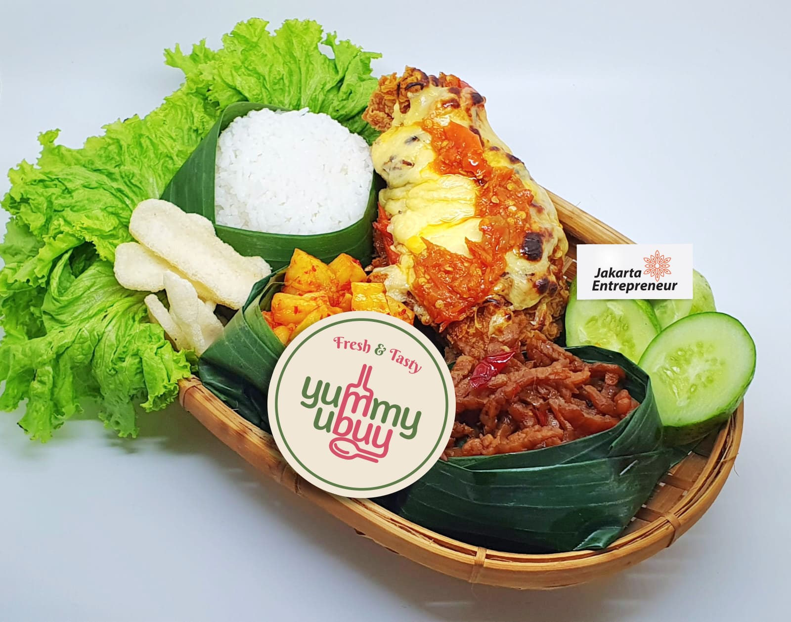 NASI  AYAM  GEPREK MOZARELLA  Yummy  Ubuy