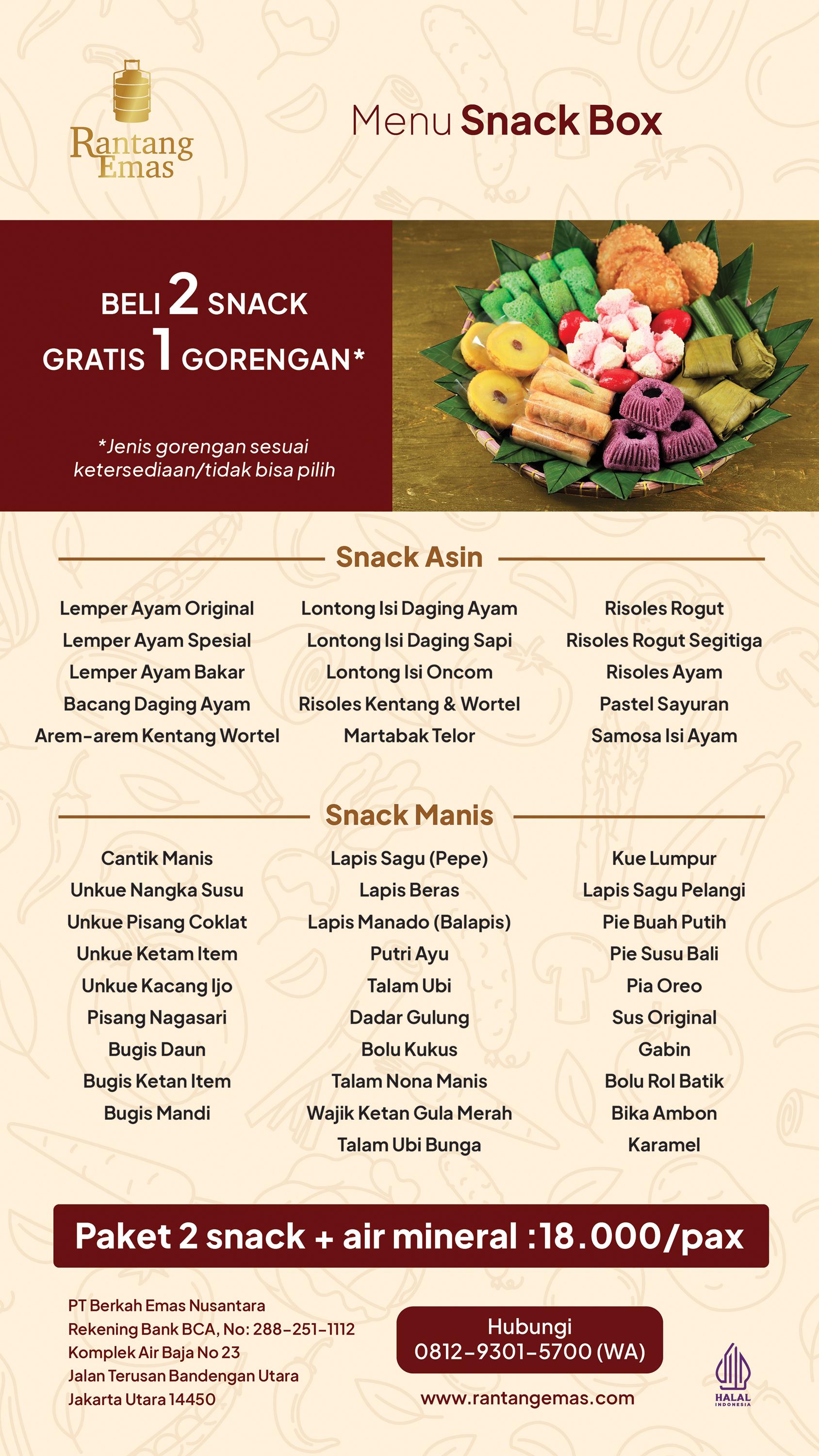 Paket Snack Box 18