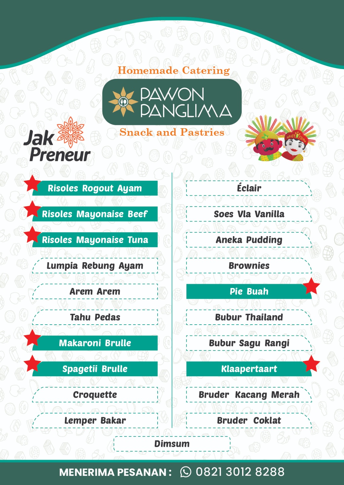 KUE TAMPAH PANGLIMA