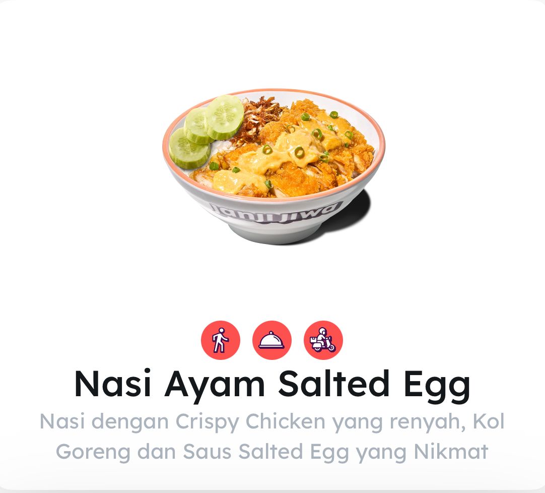 Nasi Ayam Salted Egg