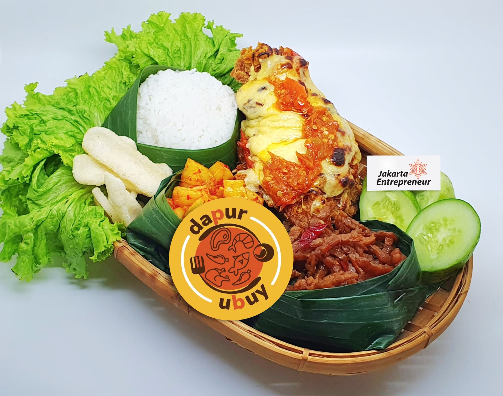NASI AYAM GEPREK MOZARELLA DAPUR  UBUY