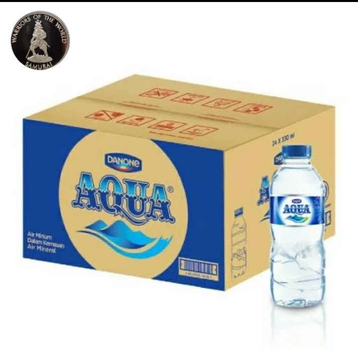 Air Mineral Aqua Botol 330 Ml