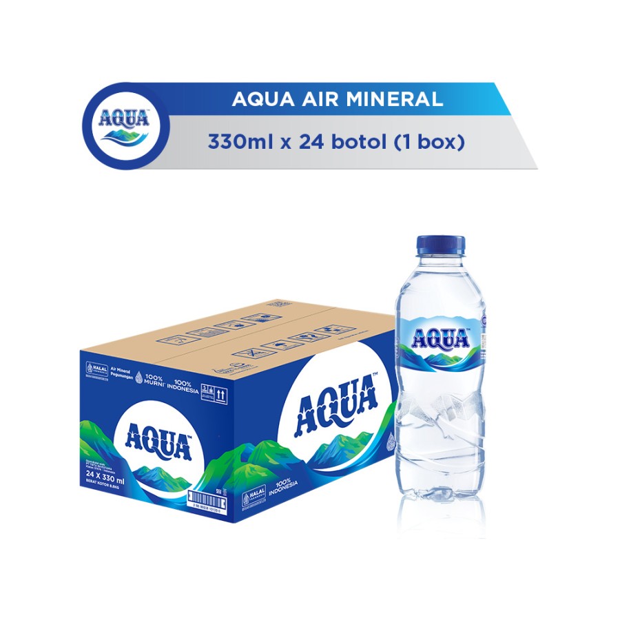Aqua Botol 330ML