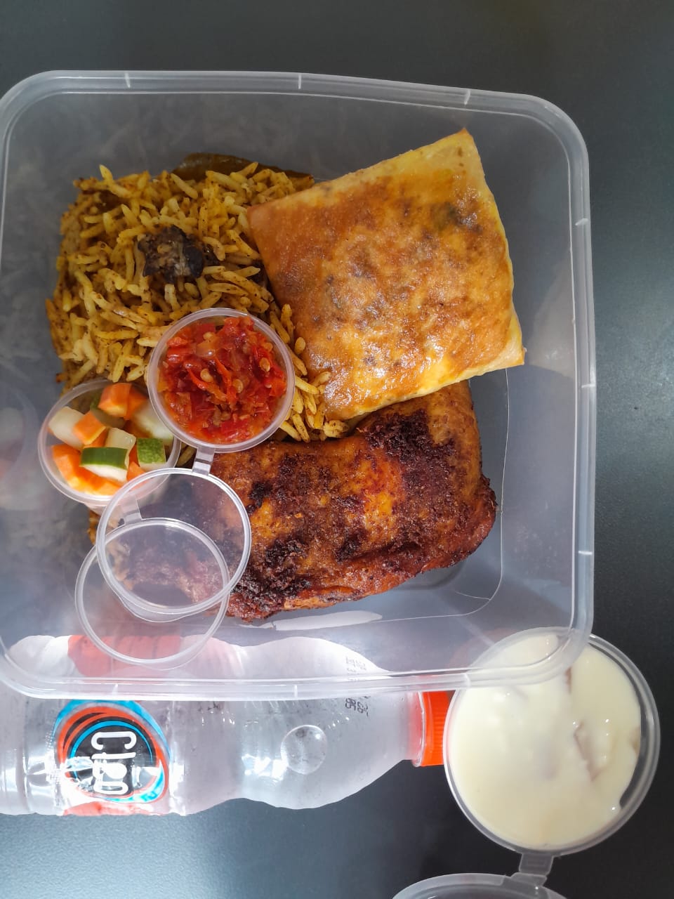 NASI KEBULI AYAM REMPAH LENGKAP