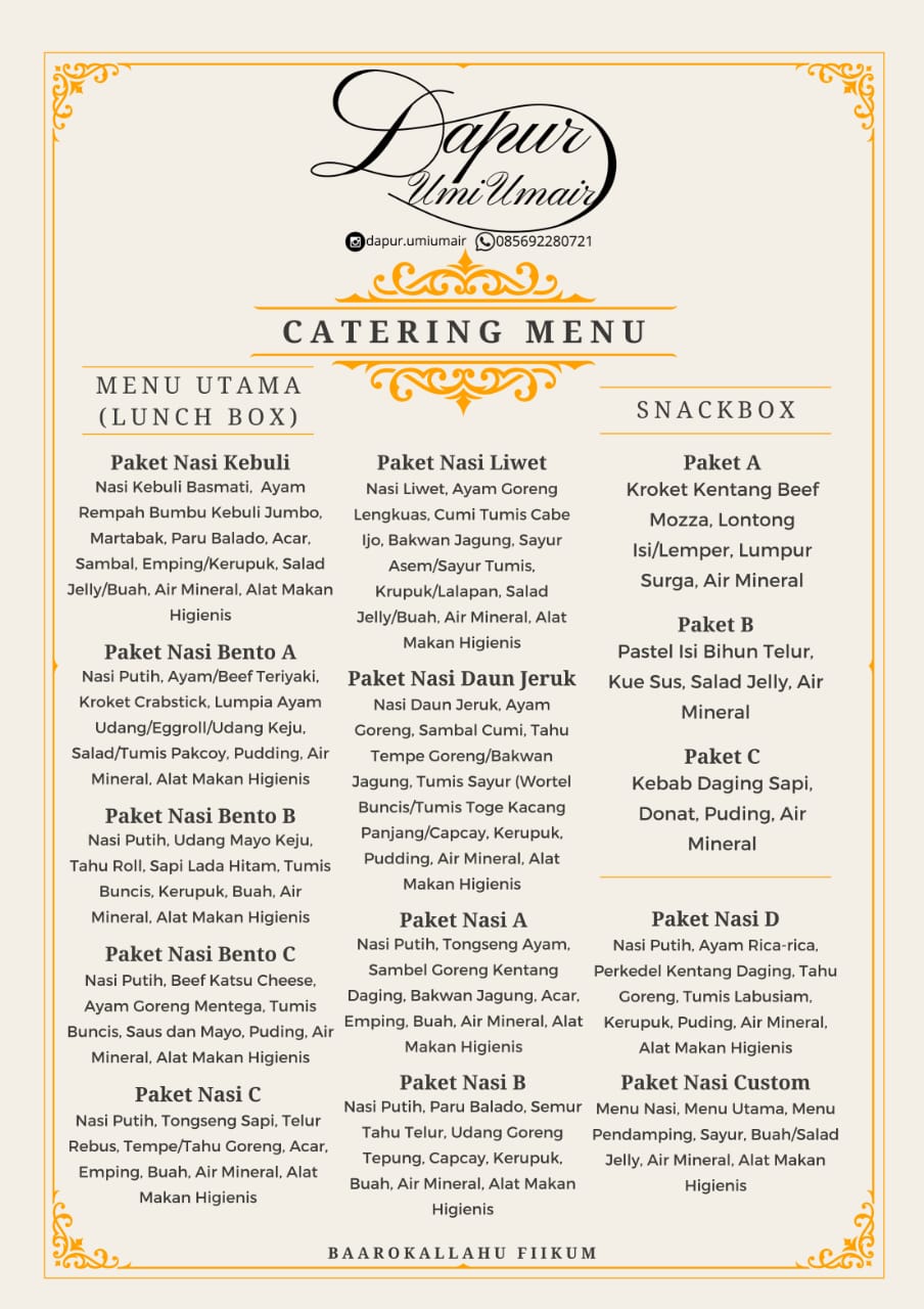 SNACK BOX DAPUR UMI UMAIR