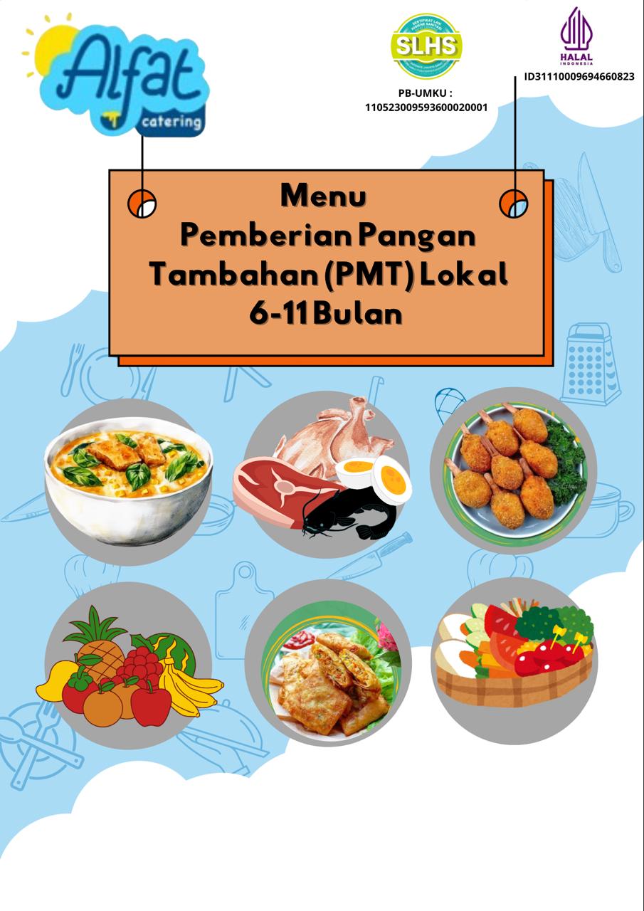 Menu PMT Pangan Lokal Balita 6 - 11 Bulan