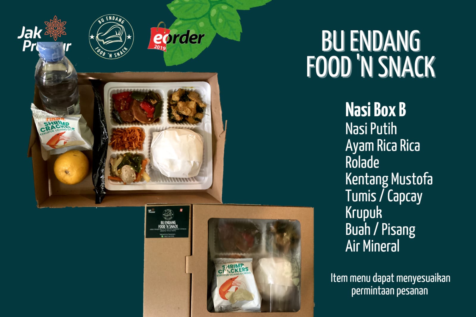 PAKET NASI B