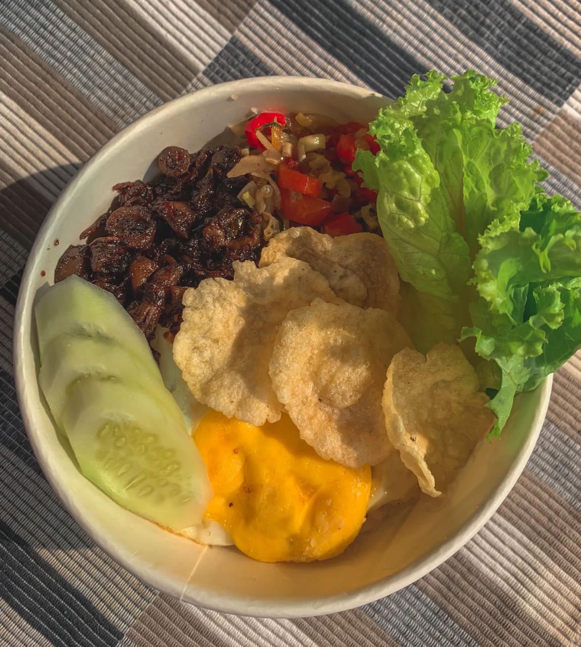 Paket Rice Bowl Cumi Asin