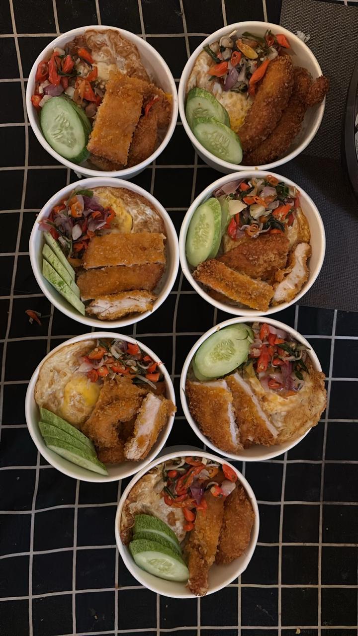 Paket Rice Bowl Chicken Katsu