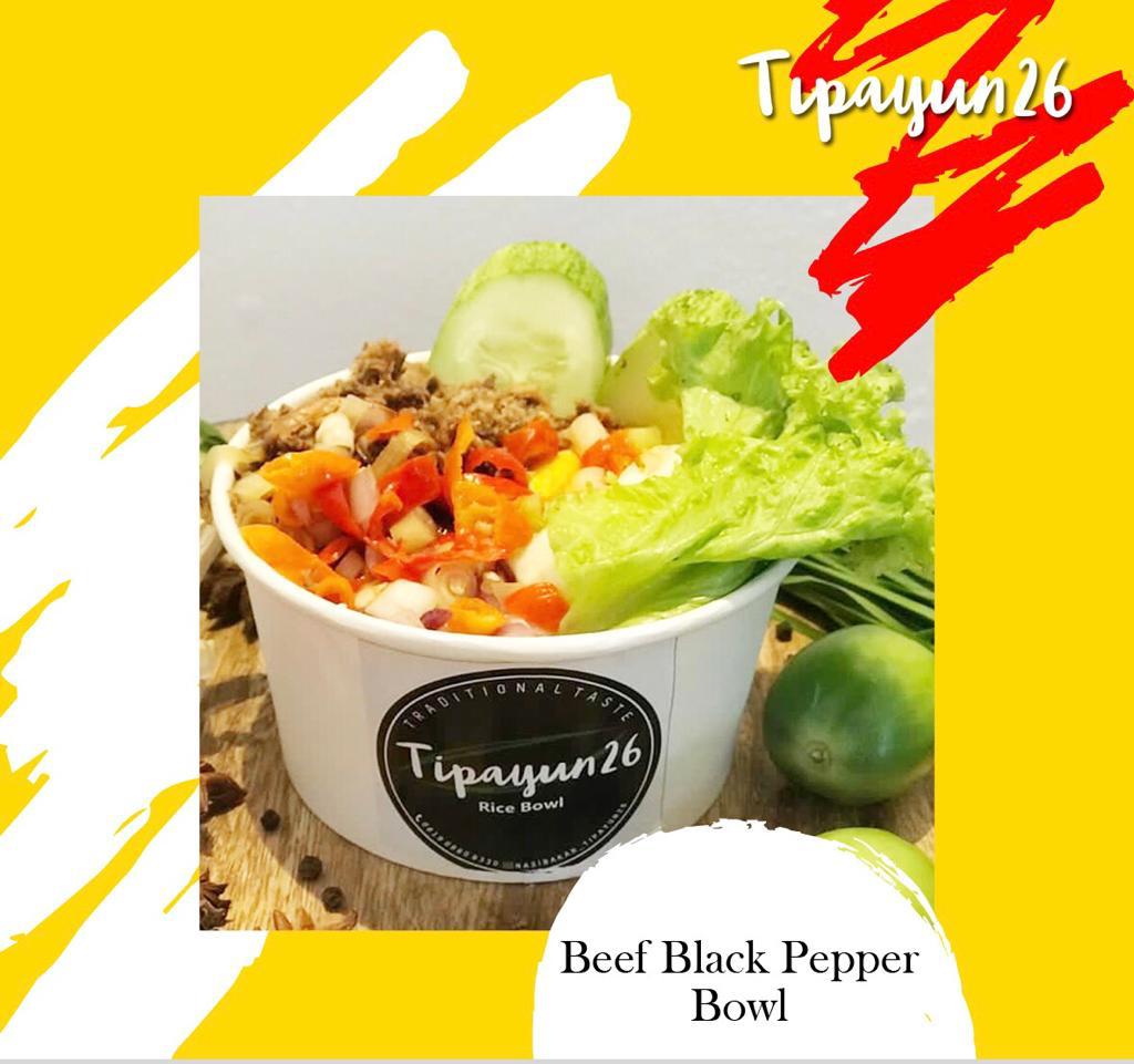 Paket Rice Bowl Beef Black Pepper